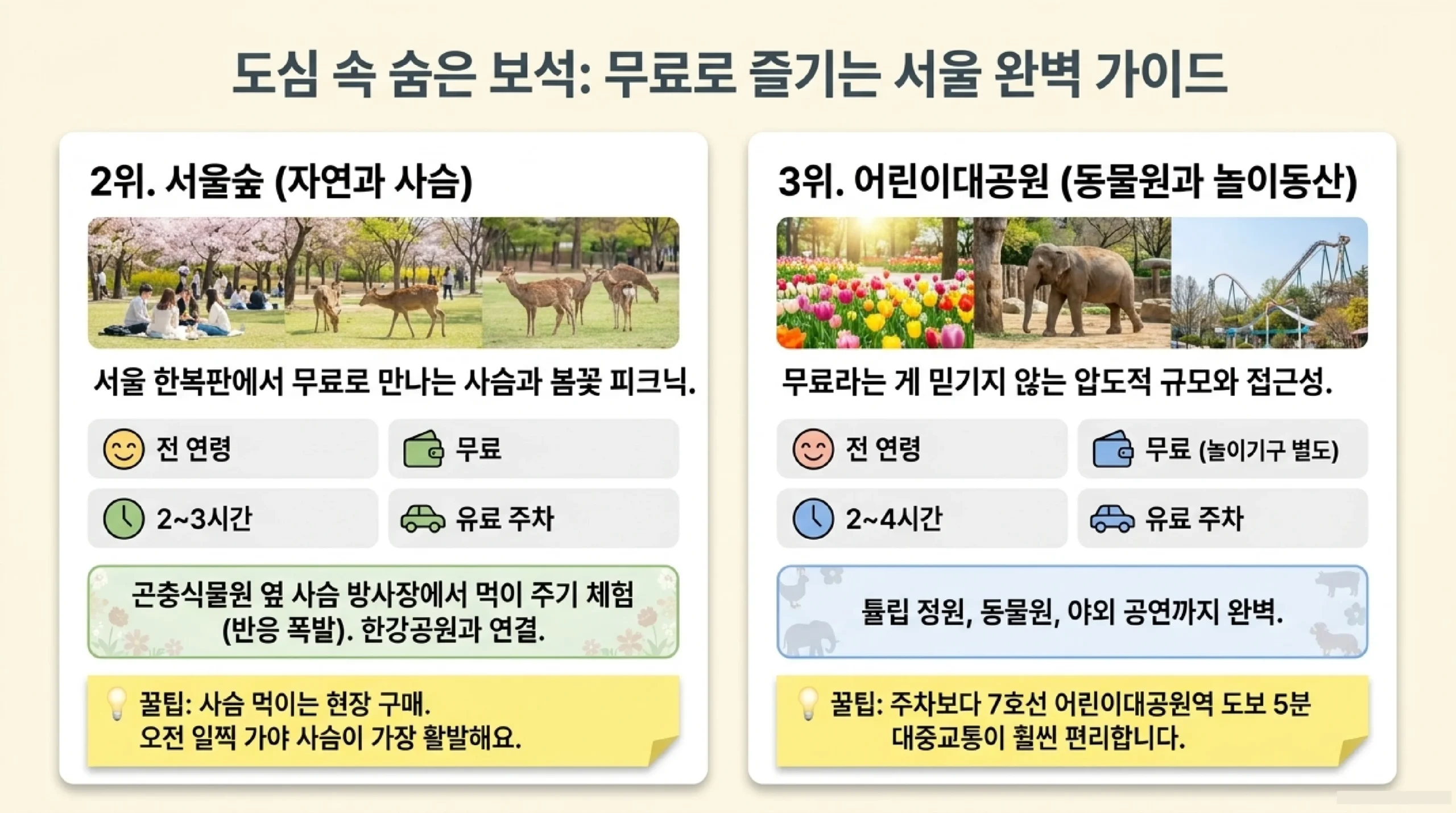 에버랜드 봄 튤립 축제 — 100만 송이 튤립, 주니어랜드 어린이 라이드