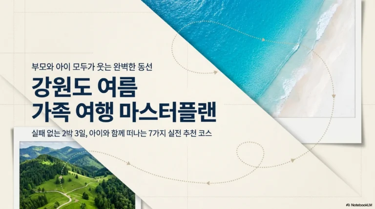 강원도 여름 가족 여행 코스 — 아이와 함께 떠나는 7가지 추천 코스