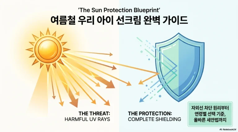 여름 아이 선크림 고르는 법 — 자외선 지수별 SPF·PA 선택과 올바른 사용법