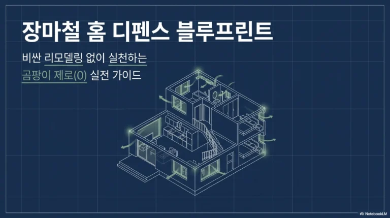 장마철 집안 습기·곰팡이 없애는 실전 꿀팁