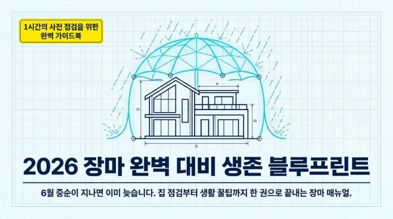 2026 장마 기간 언제? 지역별 시작일·장마 전 필수 준비 체크리스트