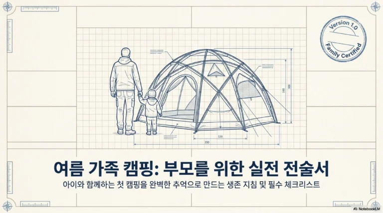 여름 가족 캠핑 준비물 체크리스트 — 아이와 함께라면 이것만은 꼭