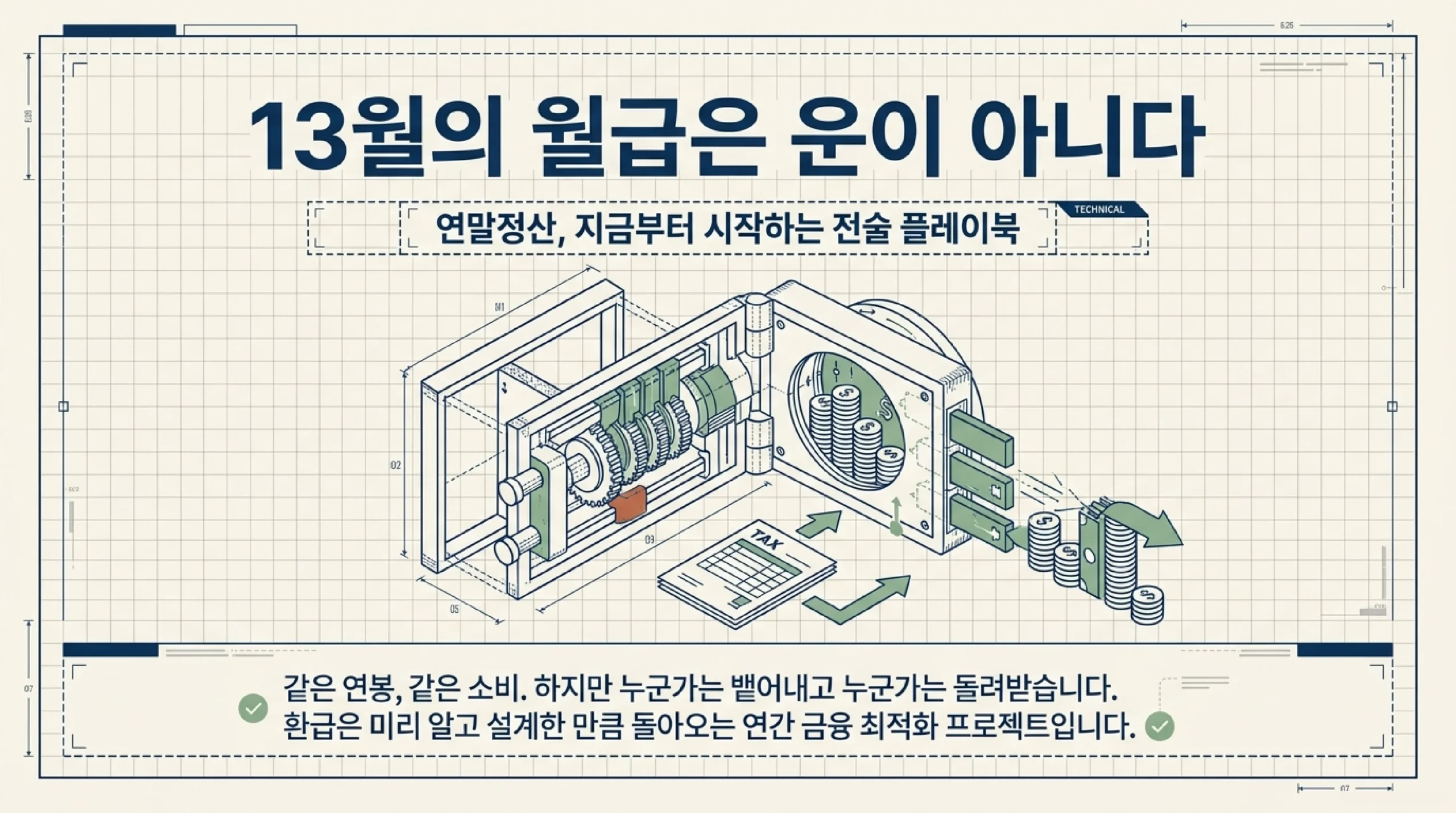 연말정산 환급금 전술 플레이북 — 13월의 월급은 운이 아니다