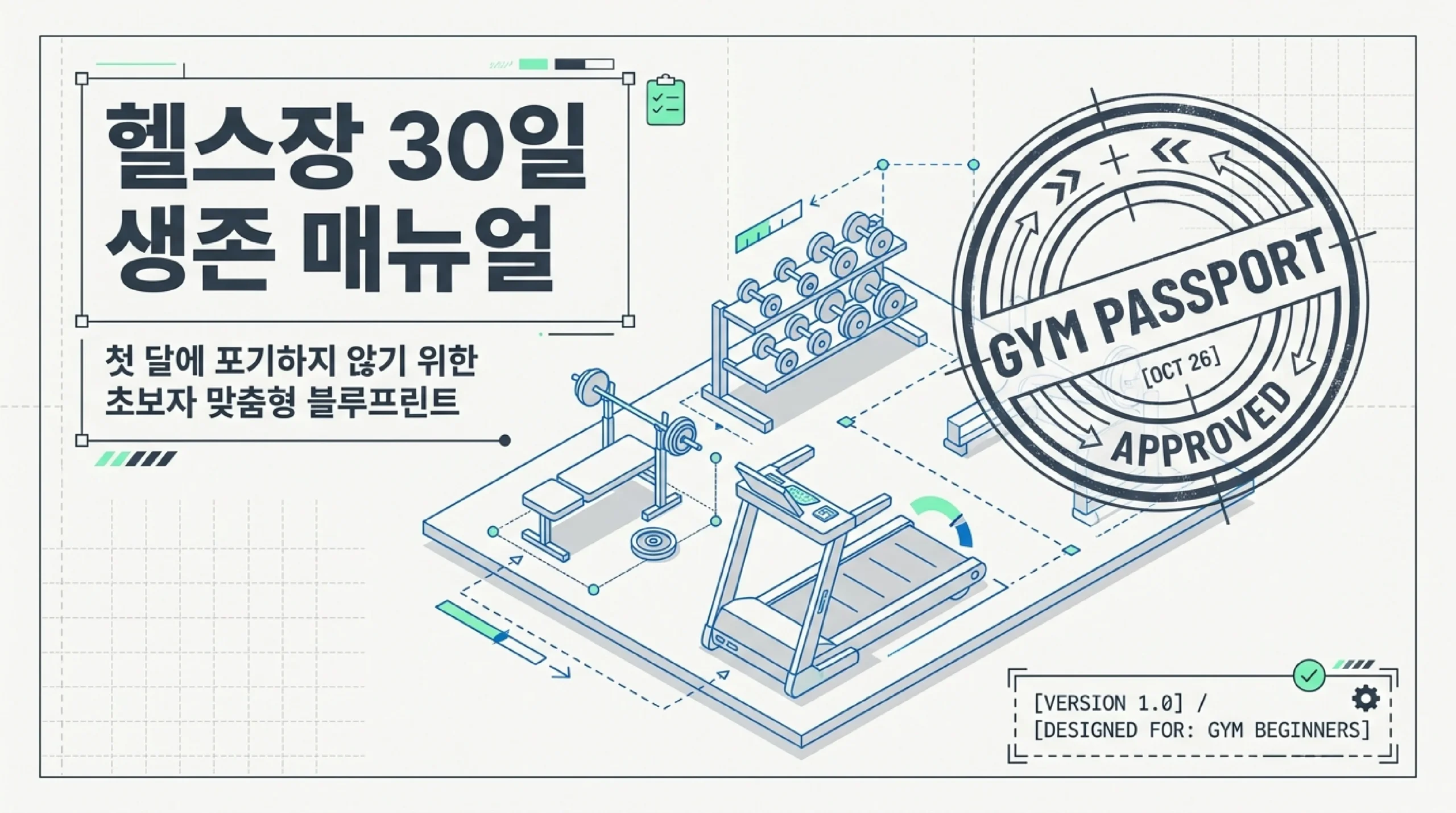 헬스장 초보 등록 체크리스트 — 위치·체험·계약 전 확인 사항