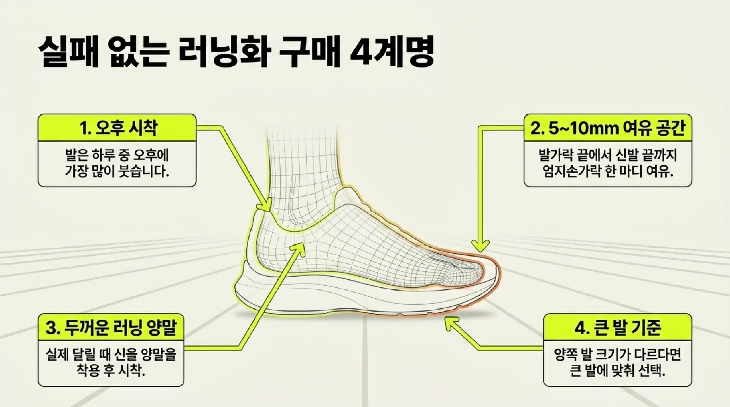러닝화 카테고리 비교 — 데일리 트레이너·경량·트레일·레이스용 특징과 추천 대상
