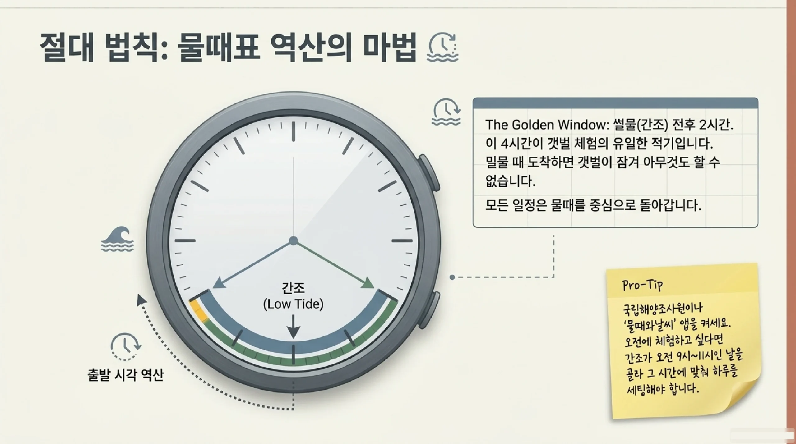 동막해수욕장 갯벌 체험 방법과 물때 확인 요령