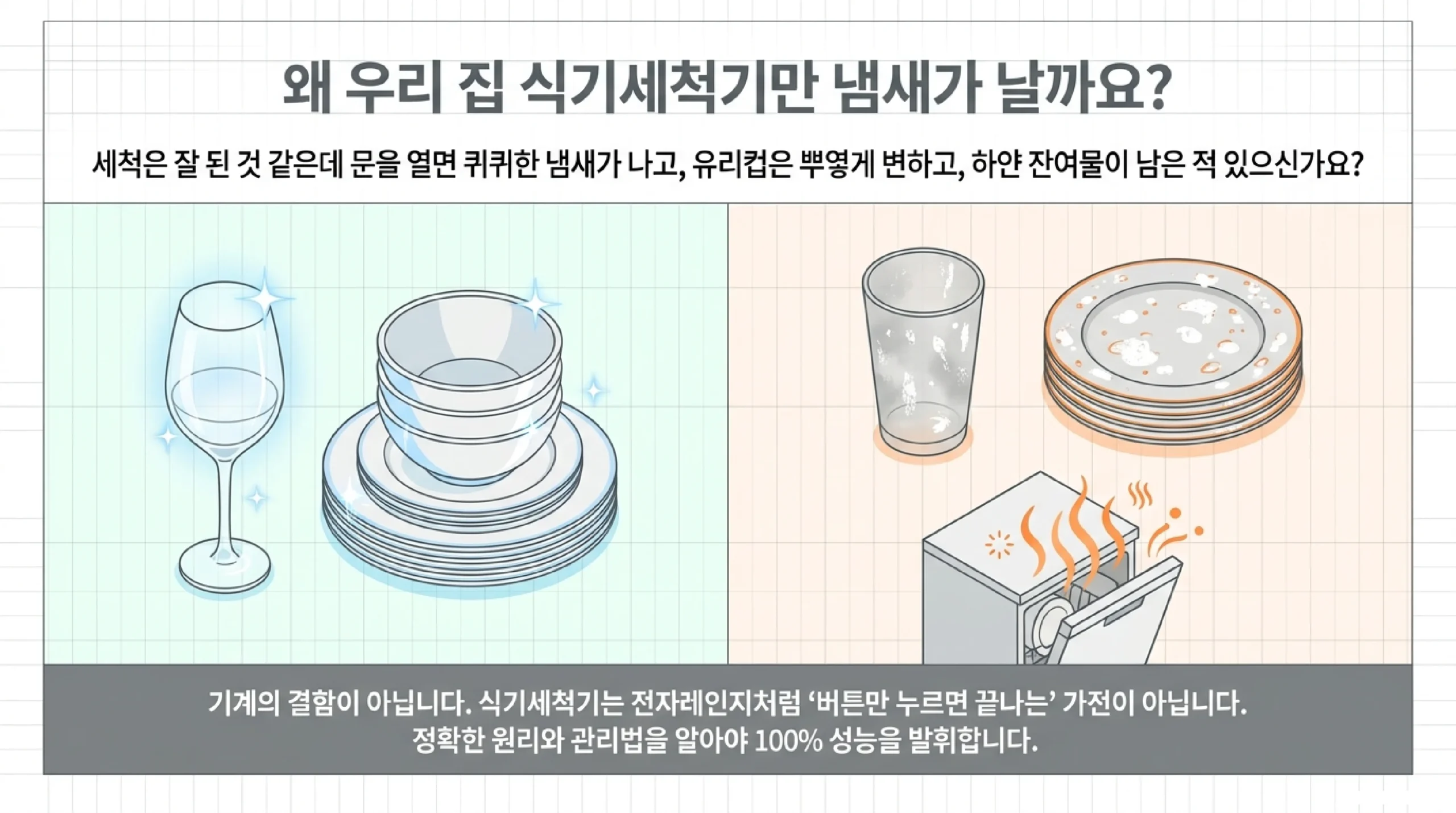 식기세척기 세제 종류 비교 — 분말·액체·캡슐형 특징과 선택 기준