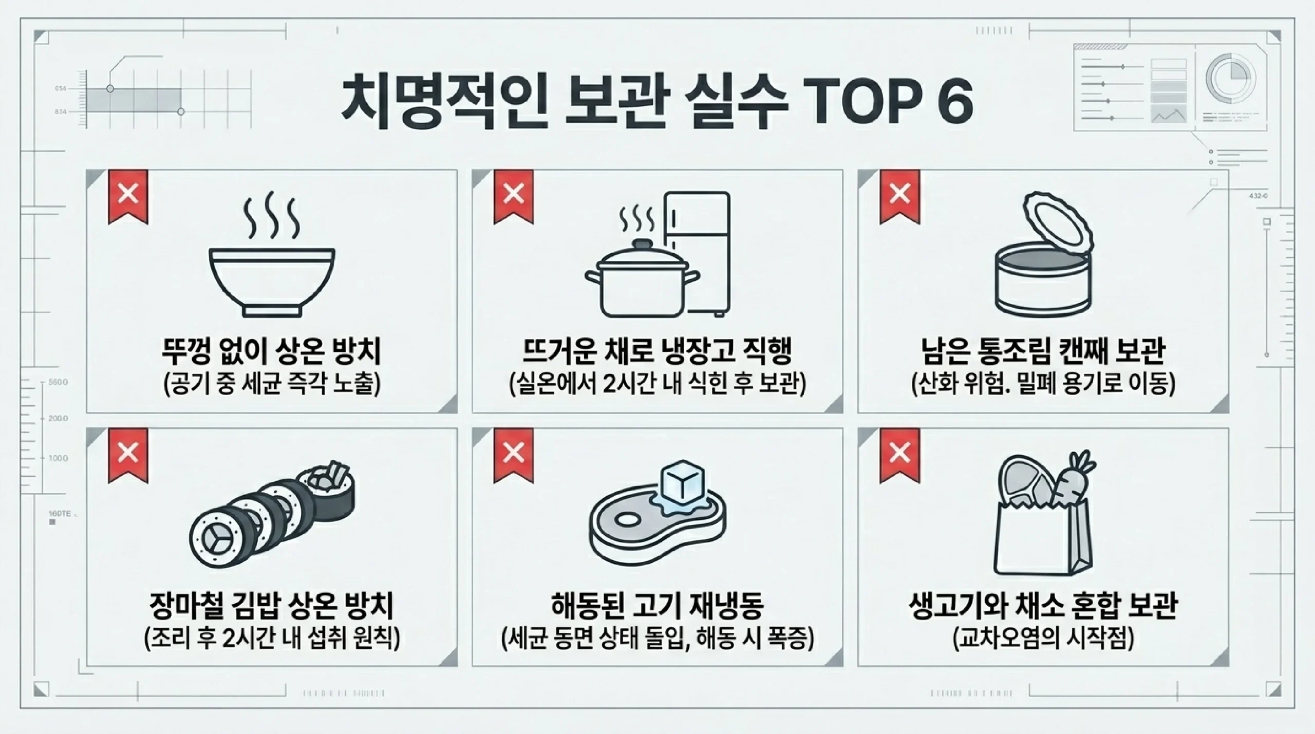 식중독 예방 조리법 — 손 씻기·도마 분리·75도 이상 가열 핵심