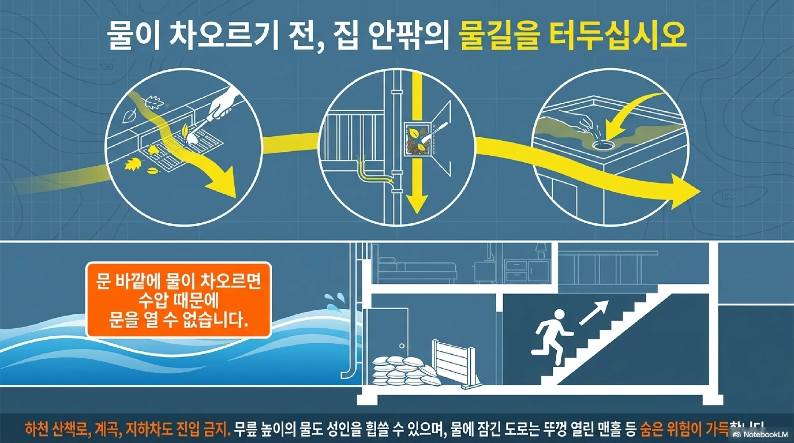 배수구와 침수 대비